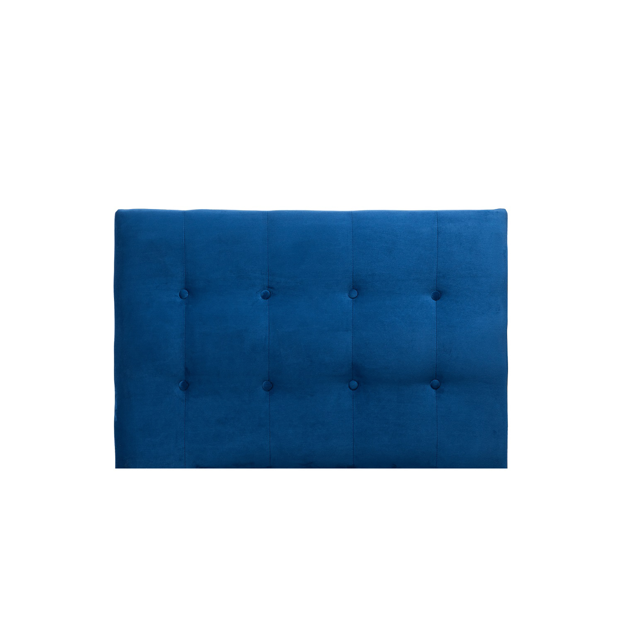 RESPALDO MUEBLES DGB SEVILLA 1.5 PLAZAS FELPA AZUL MARINO - 1