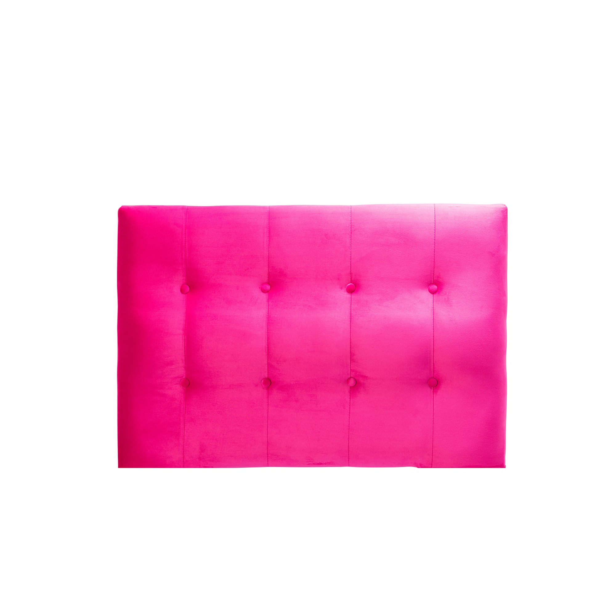 RESPALDO MUEBLES DGB SEVILLA 1.5 PLAZAS FELPA FUCSIA - 1