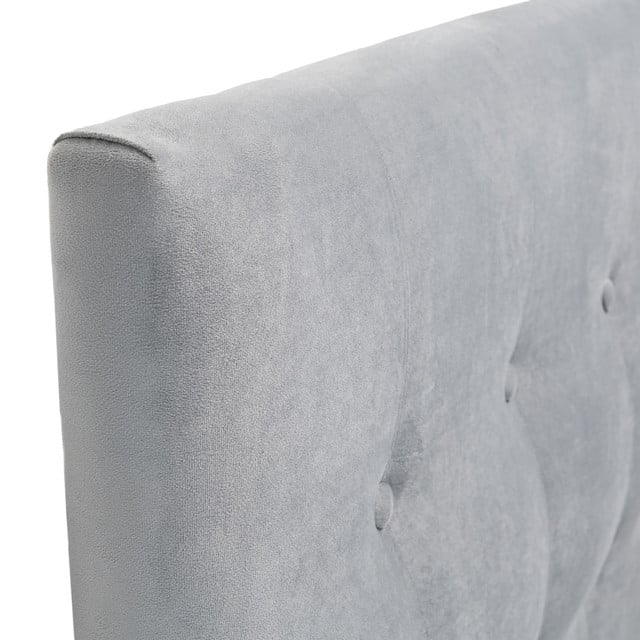 RESPALDO MUEBLES DGB SEVILLA 1.5 PLAZAS FELPA GRIS - 2