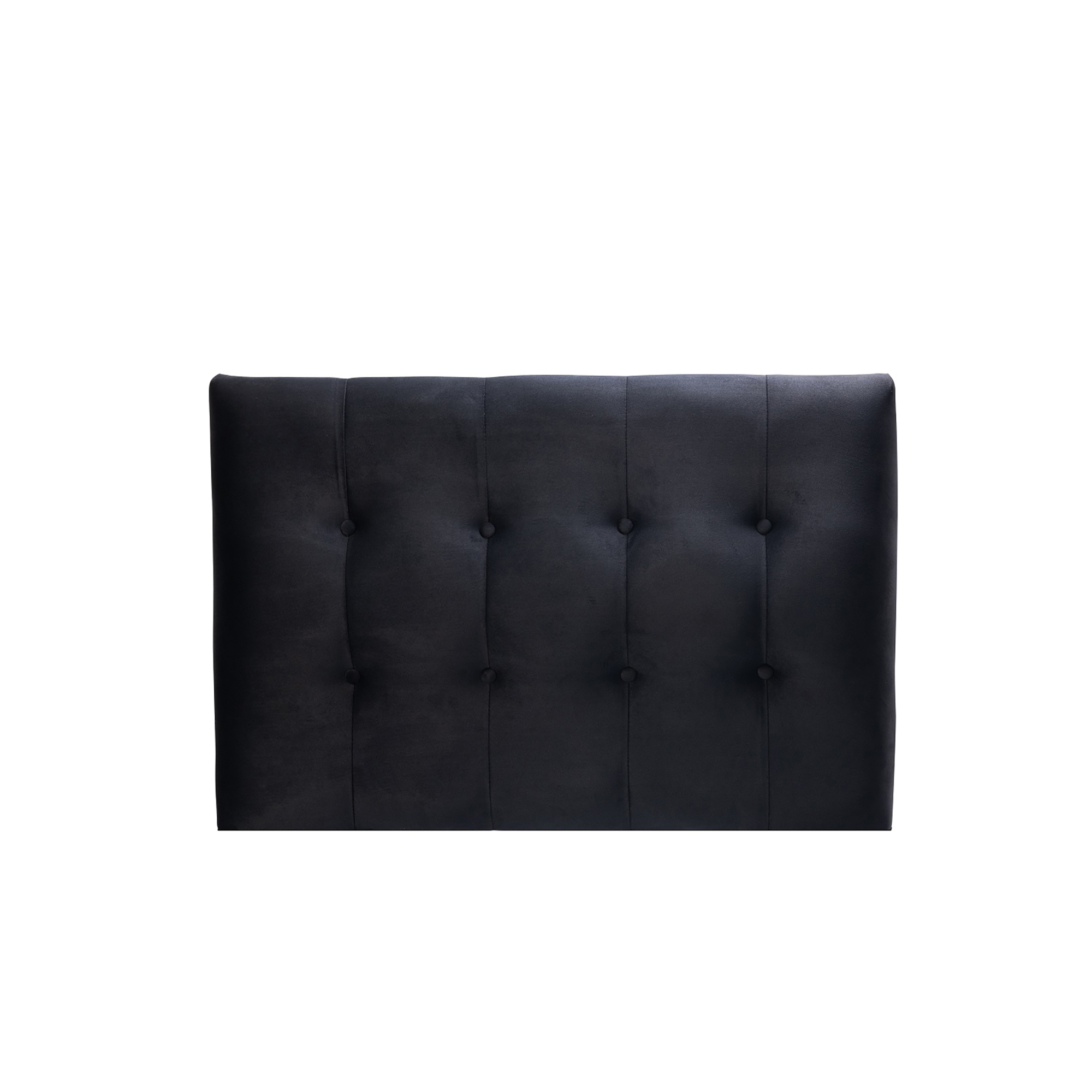 RESPALDO MUEBLES DGB SEVILLA 1.5 PLAZAS FELPA NEGRO - 1