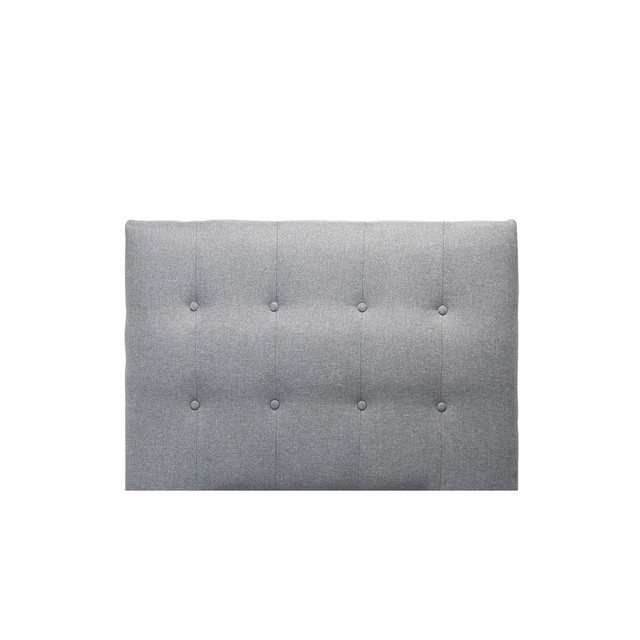 RESPALDO MUEBLES DGB SEVILLA 1.5 PLAZAS TELA GRIS - 1