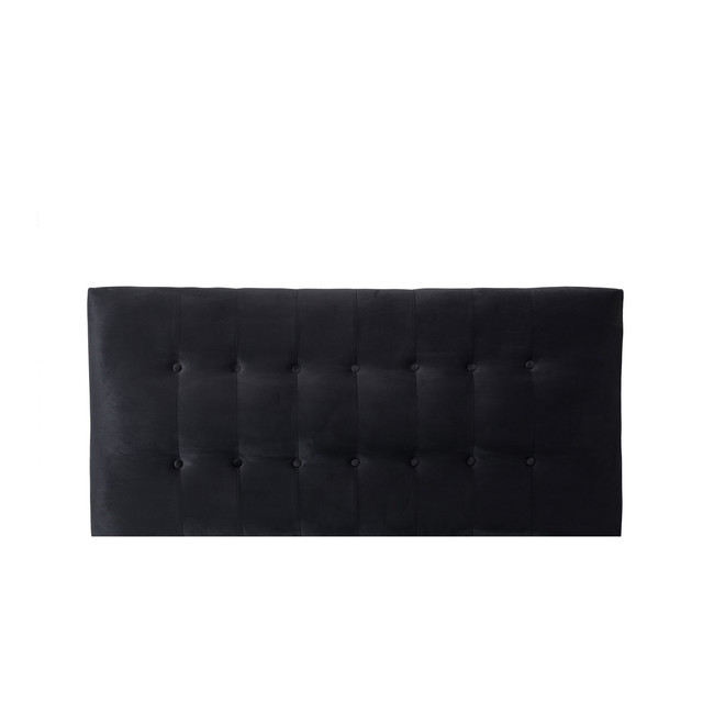 RESPALDO MUEBLES DGB SEVILLA 2 PLAZAS FELPA NEGRO - 1