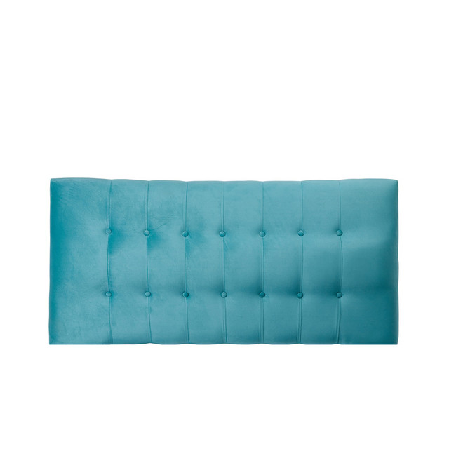 RESPALDO MUEBLES DGB SEVILLA 2 PLAZAS FELPA TURQUESA - 1
