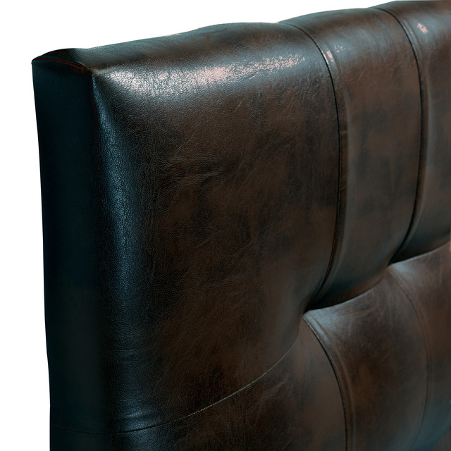 RESPALDO MUEBLES DGB SEVILLA 2 PLAZAS PU CAFÉ OSCURO - 2