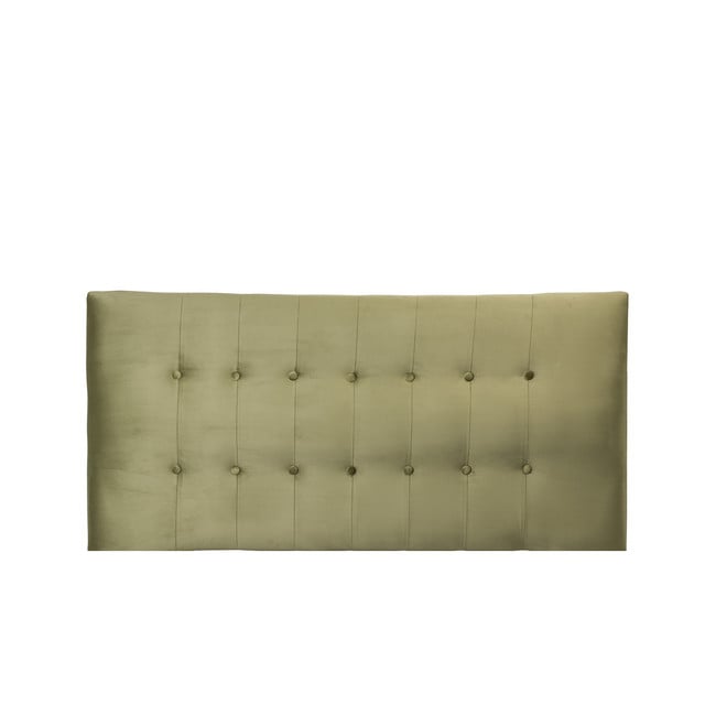 RESPALDO MUEBLES DGB SEVILLA KING FELPA VERDE OLIVA - 1