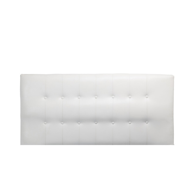 RESPALDO MUEBLES DGB SEVILLA KING PU BLANCO - 1