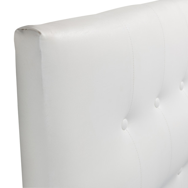 RESPALDO MUEBLES DGB SEVILLA KING PU BLANCO - 2