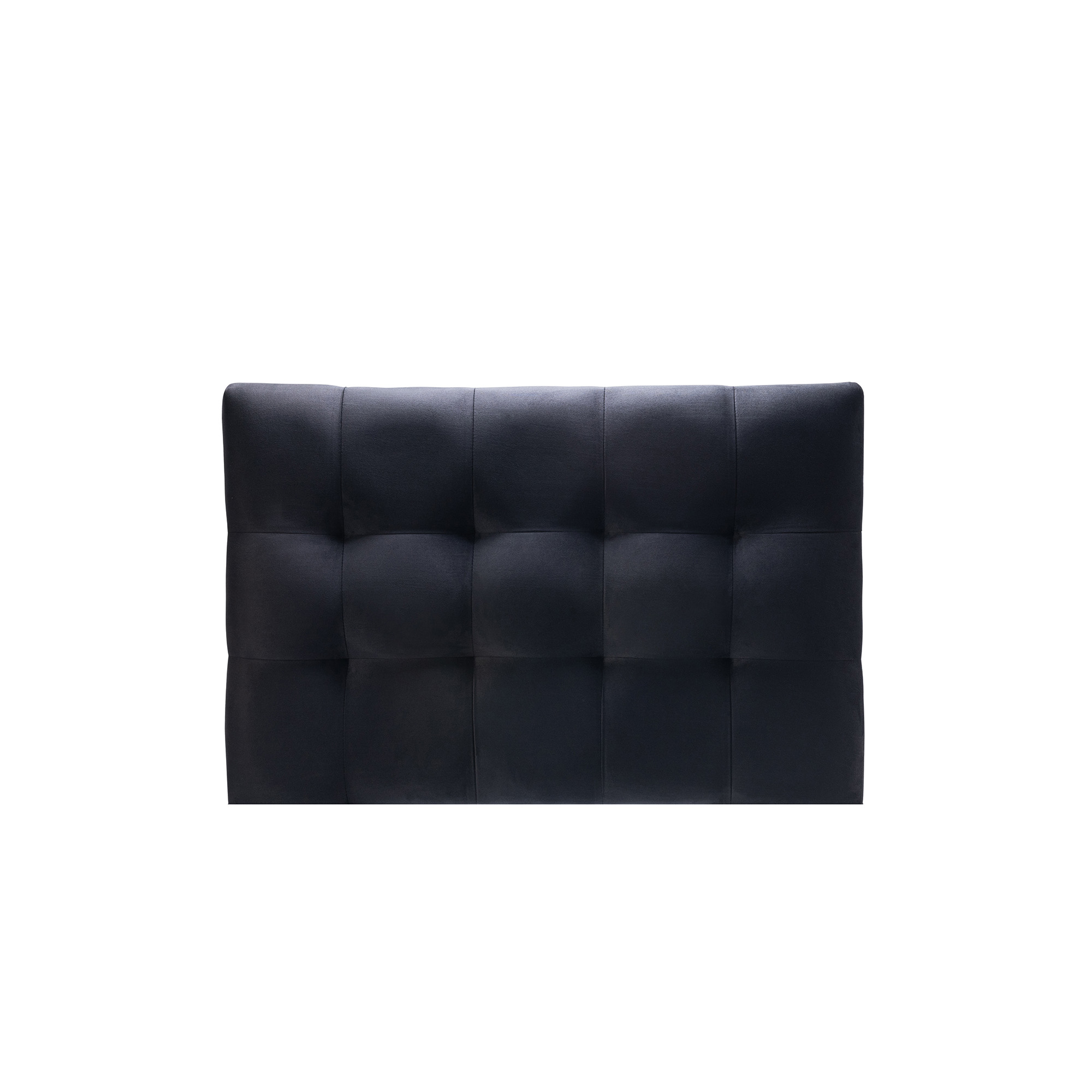RESPALDO MUEBLES DGB ALICANTE 1 PLAZA FELPA NEGRO - 1