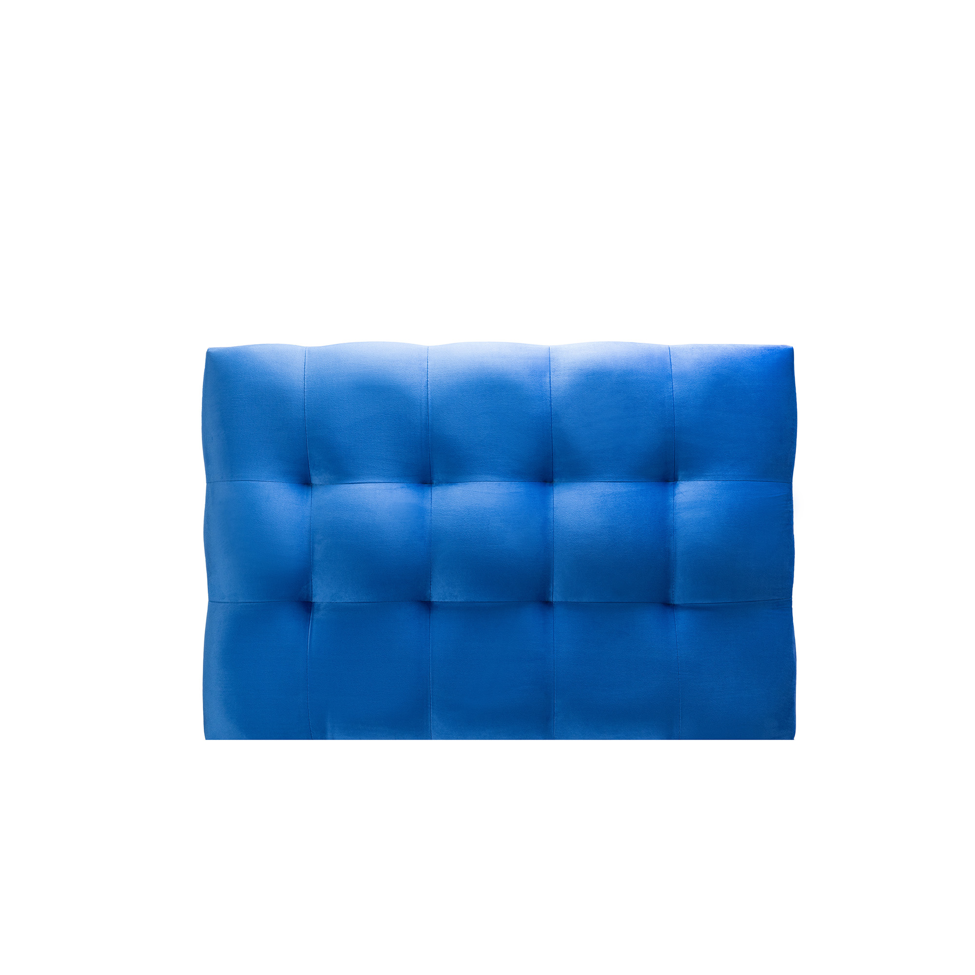 RESPALDO MUEBLES DGB ALICANTE 1.5 PLAZAS FELPA AZUL - 1