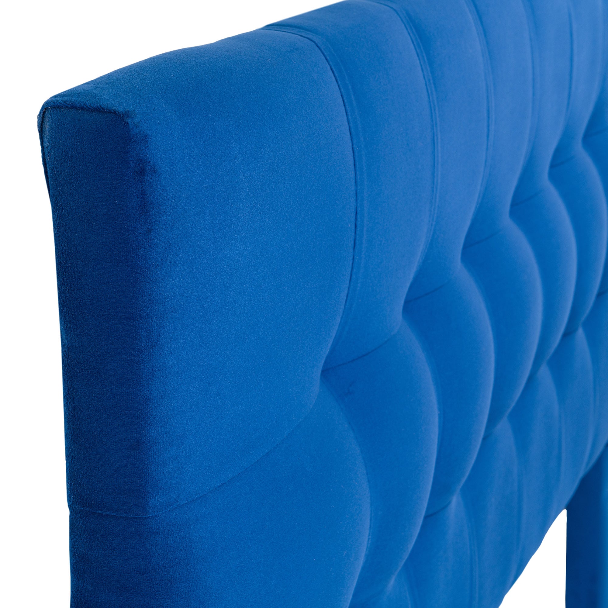 RESPALDO MUEBLES DGB ALICANTE 2 PLAZAS FELPA AZUL MARINO - 2