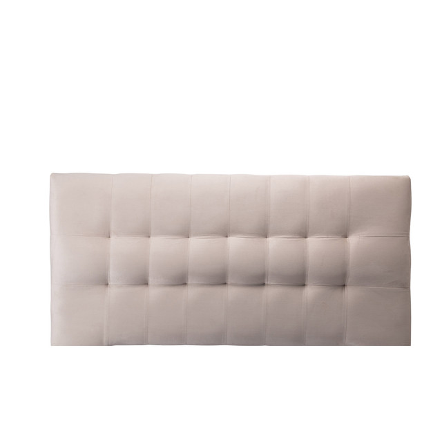 RESPALDO MUEBLES DGB ALICANTE 2 PLAZAS FELPA BEIGE - 1