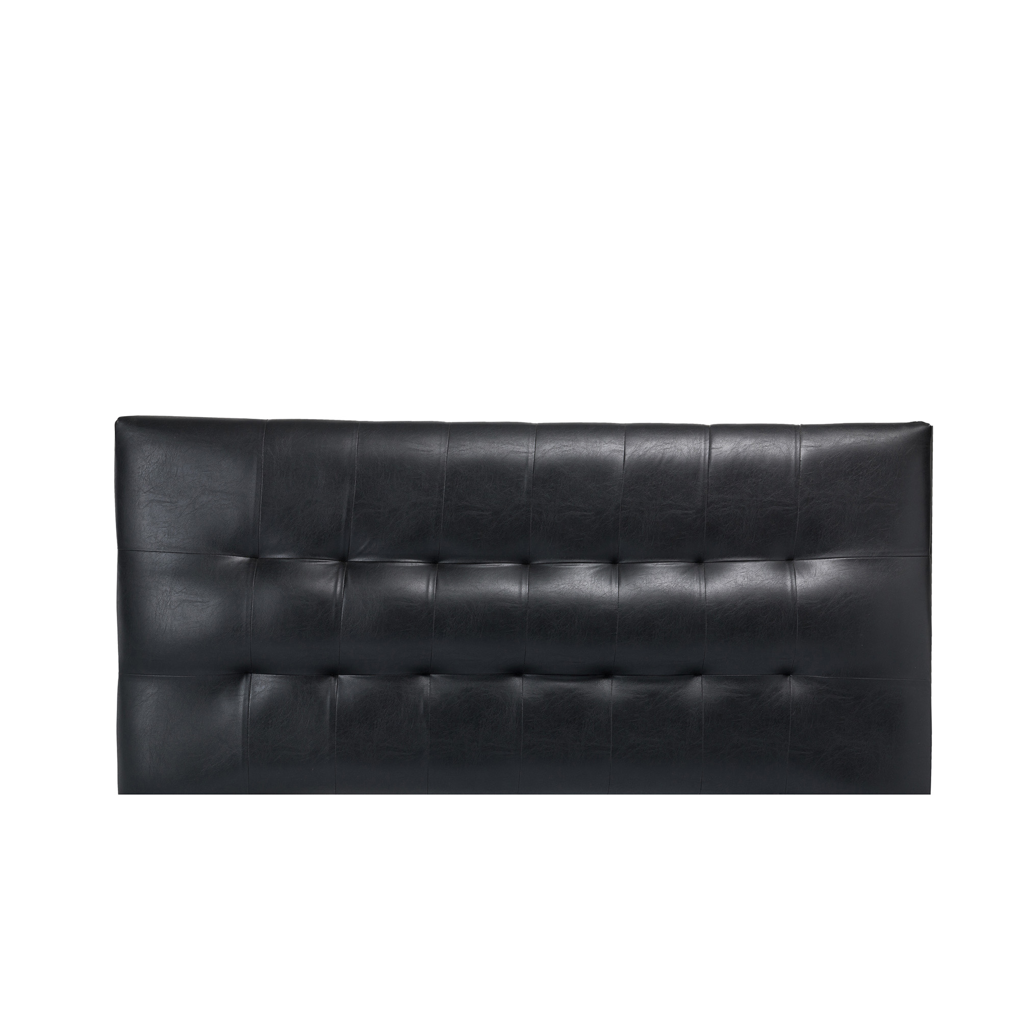 RESPALDO MUEBLES DGB ALICANTE 2 PLAZAS PU NEGRO - 1