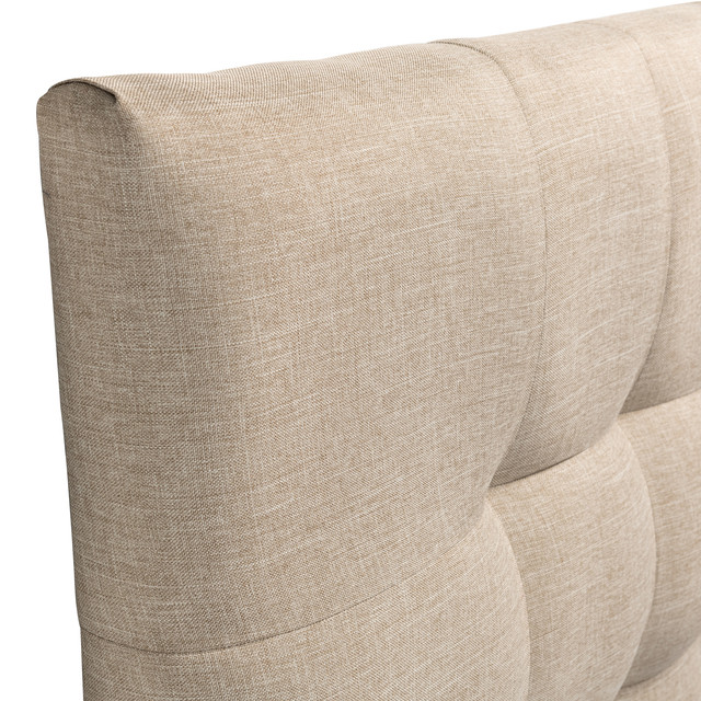 RESPALDO MUEBLES DGB ALICANTE 2 PLAZAS TELA BEIGE - 2