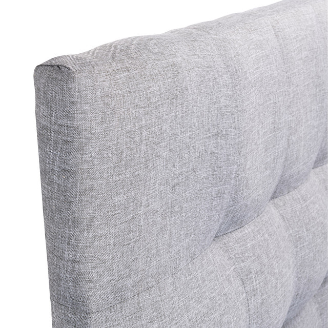 RESPALDO MUEBLES DGB ALICANTE 2 PLAZAS TELA GRIS - 1