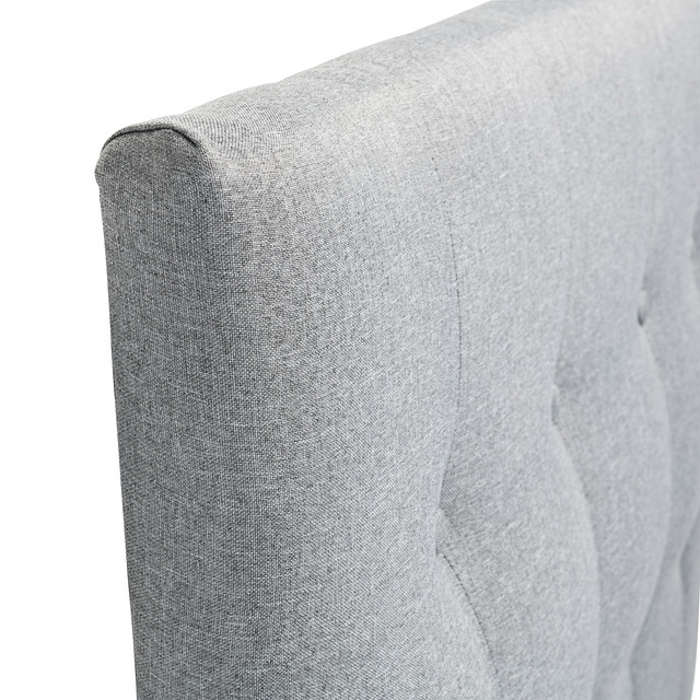 RESPALDO MUEBLES DGB SEVILLA 1 PLAZA TELA GRIS + PATAS - 2