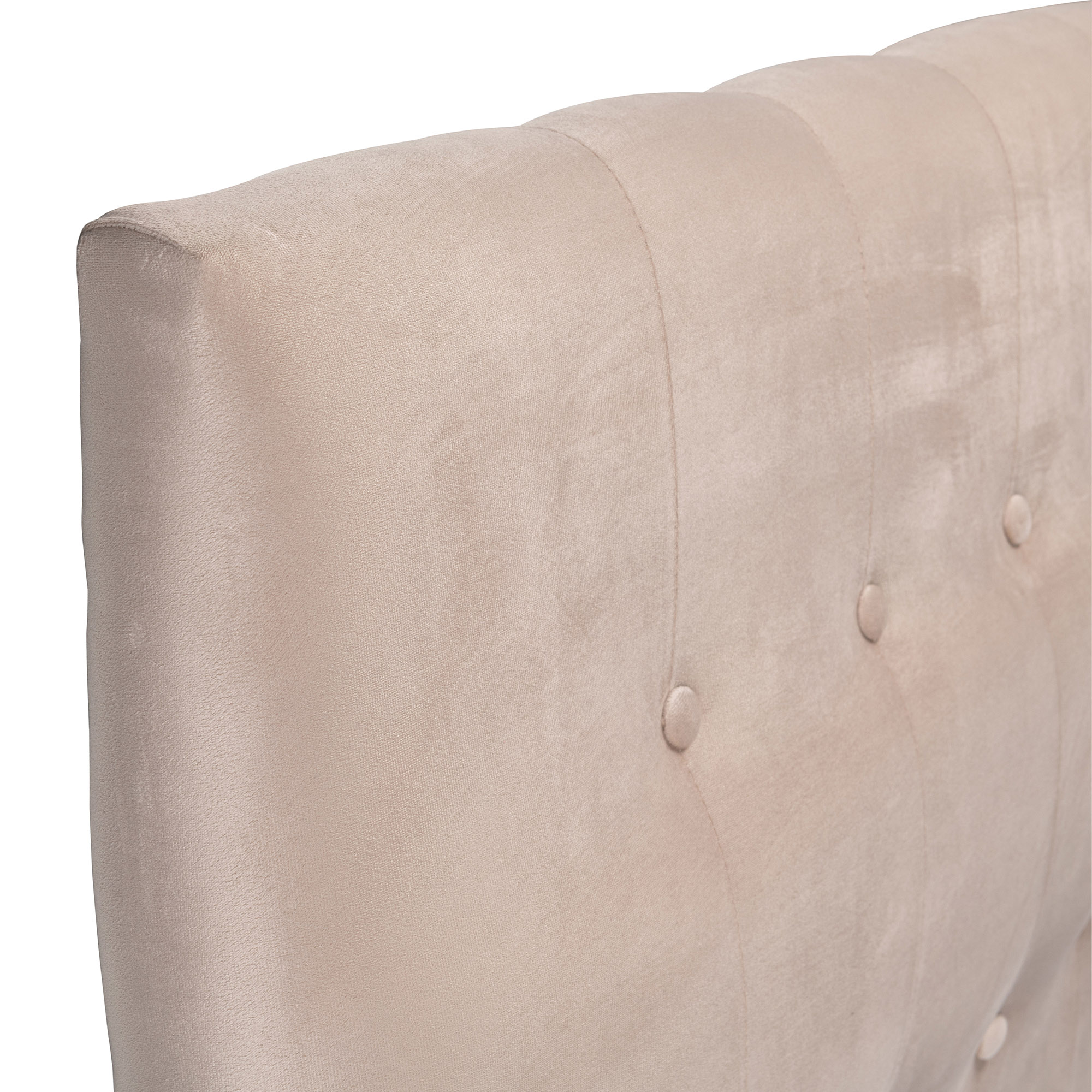 RESPALDO MUEBLES DGB SEVILLA 2 PLAZAS FELPA BEIGE + PATAS - 2
