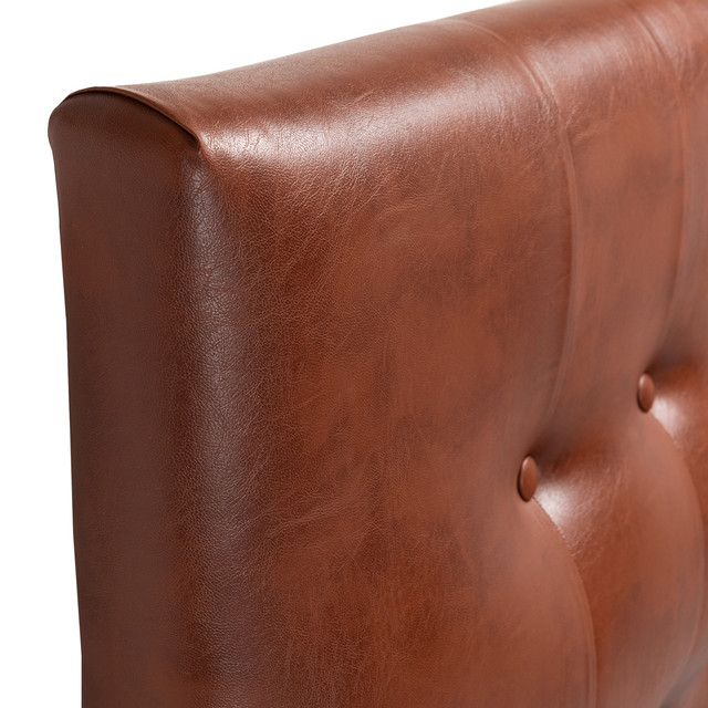 RESPALDO MUEBLES DGB SEVILLA KING PU CAFÉ + PATAS - 2