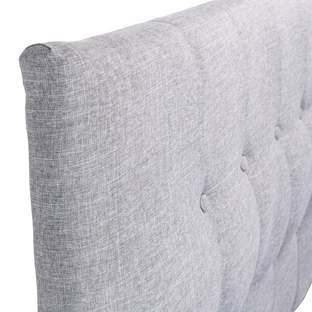RESPALDO MUEBLES DGB SEVILLA KING TELA GRIS + PATAS - 2