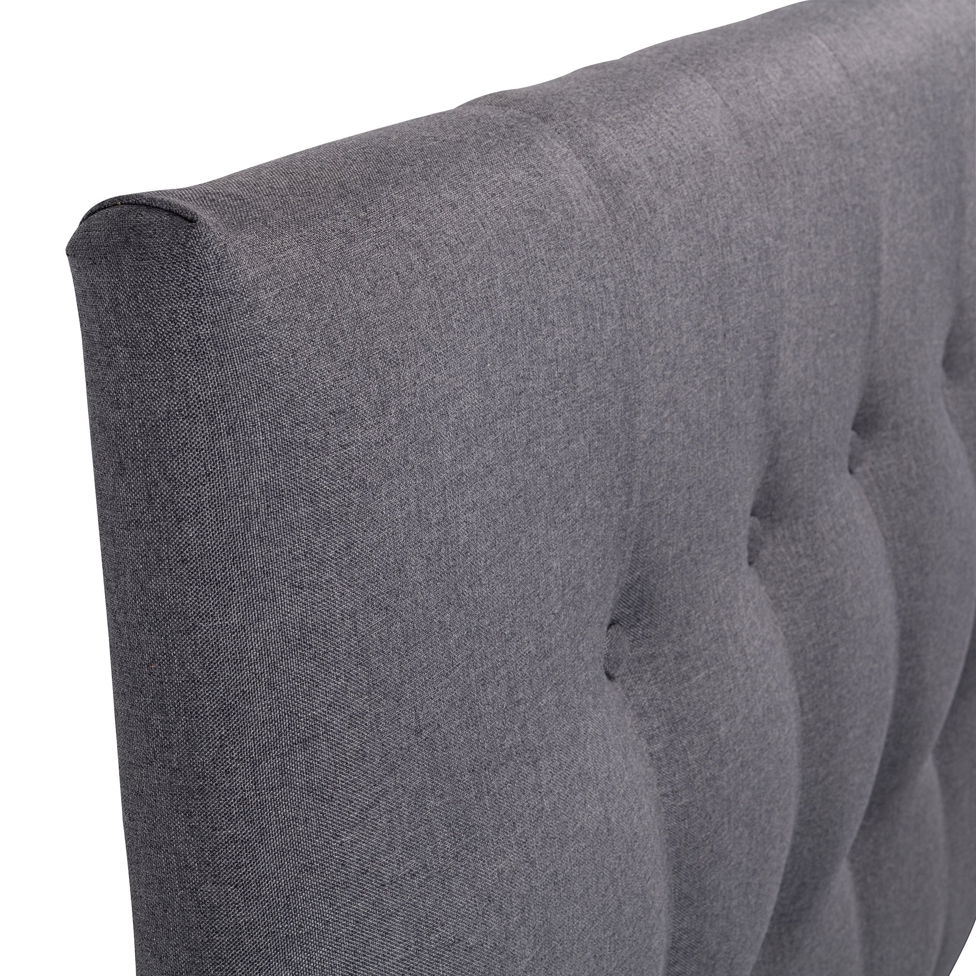 RESPALDO MUEBLES DGB SEVILLA KING TELA GRIS OSCURO + PATAS - 2