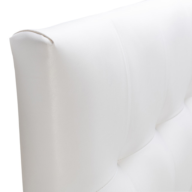 RESPALDO MUEBLES DGB ALICANTE 1 PLAZA PU BLANCO + PATAS - 2