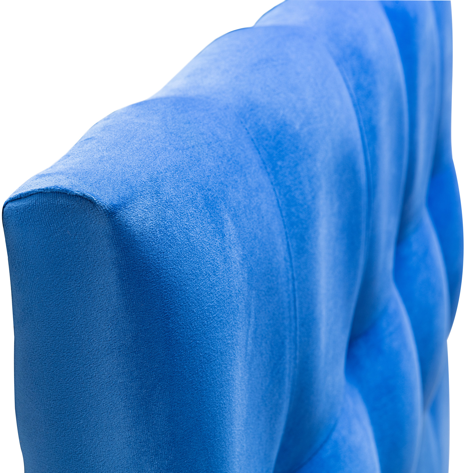 RESPALDO MUEBLES DGB ALICANTE 1.5 PLAZAS FELPA AZUL + PATAS - 2