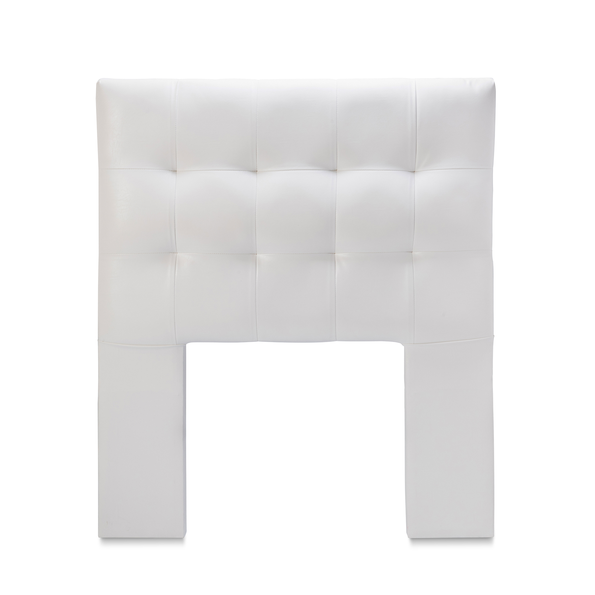 RESPALDO MUEBLES DGB ALICANTE 1.5 PLAZAS PU BLANCO + PATAS - 1
