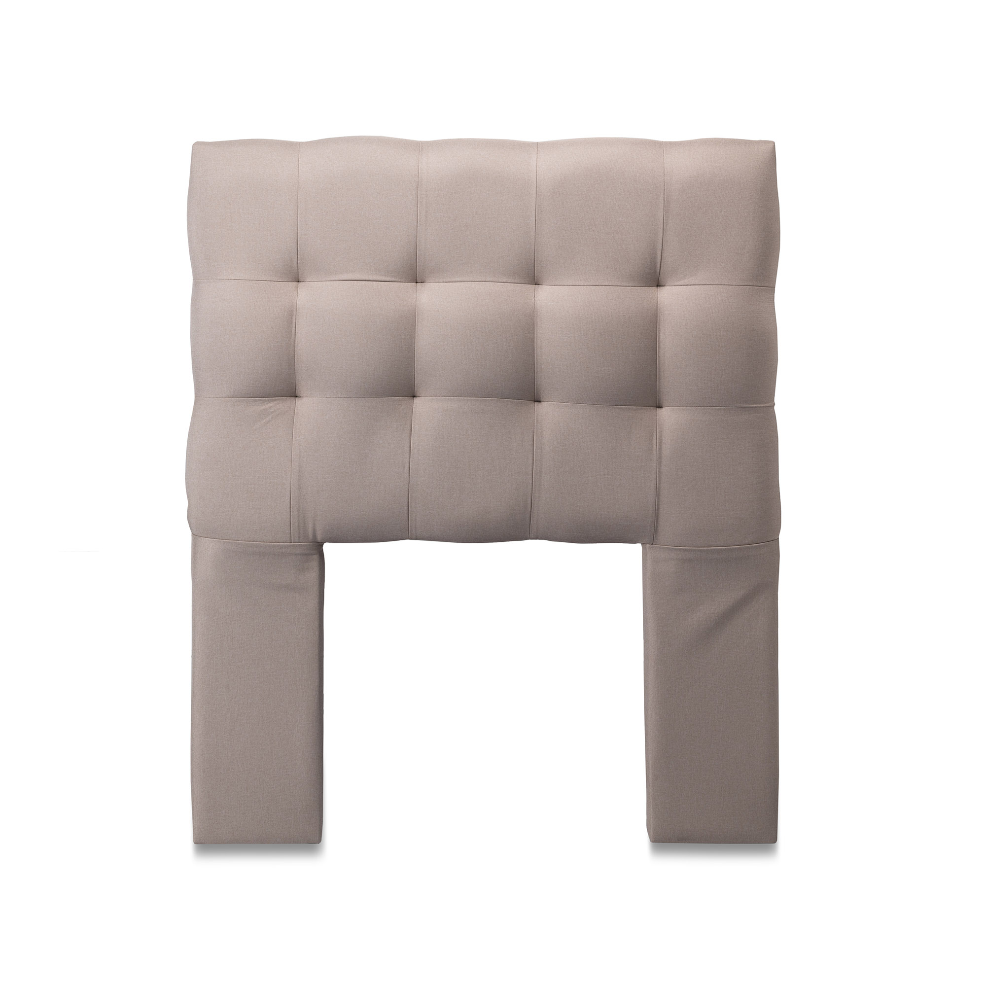 RESPALDO MUEBLES DGB ALICANTE 1.5 PLAZAS TELA BEIGE + PATAS - 1