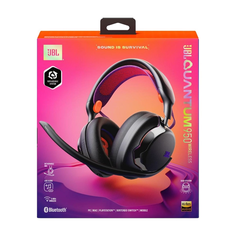 AUDIFONOS BLUETOOTH GAMING JBL QUANTUM 950 NEGRO - 7