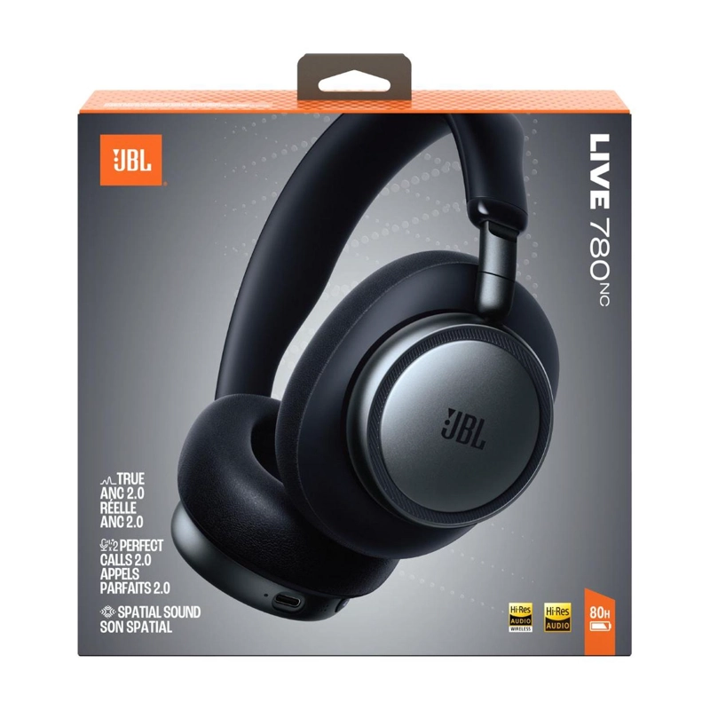 AUDIFONOS BLUETOOTH JBL LIVE 780 CANCELACION DE RUIDO NEGRO - 9
