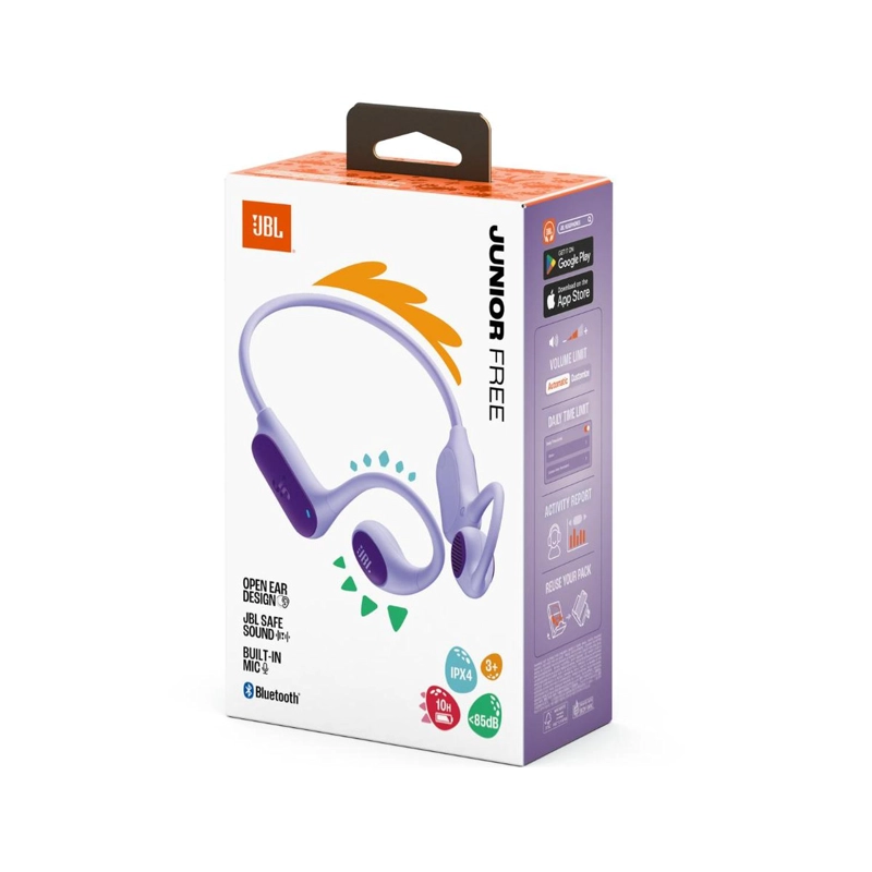 AUDIFONOS BLUETOOTH JBL JUNIOR FREE VIOLETA - 9