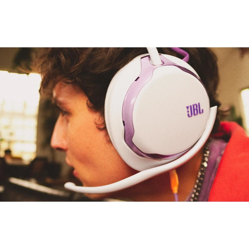 AUDIFONOS GAMER JBL QUANTUM 250 BLANCO - 8