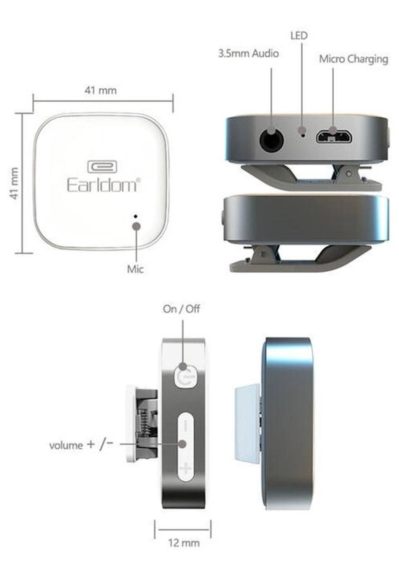 AUDÍFONOS MANOS LIBRES BH45 HÍBRIDO COMERCIAL BELSAN BLUETOOTH - 4