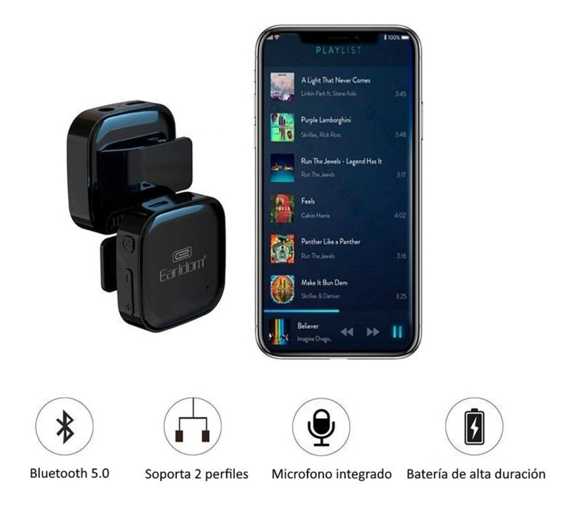AUDÍFONOS MANOS LIBRES BH45 HÍBRIDO COMERCIAL BELSAN BLUETOOTH - 5