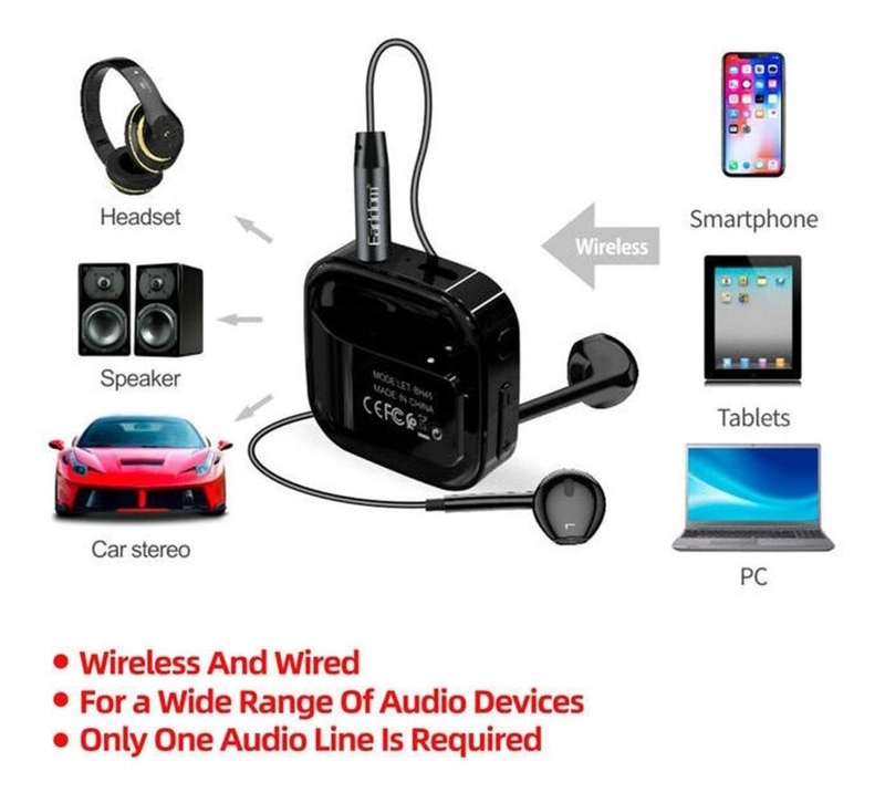 AUDÍFONOS MANOS LIBRES BH45 HÍBRIDO COMERCIAL BELSAN BLUETOOTH - 6