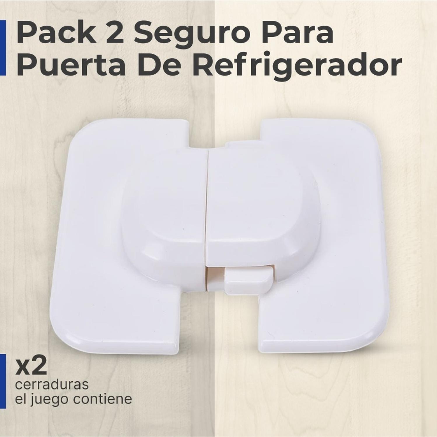 SET SEGUROS BLANCO PARA PUERTA DE REFRIGERADOR X2 - 3