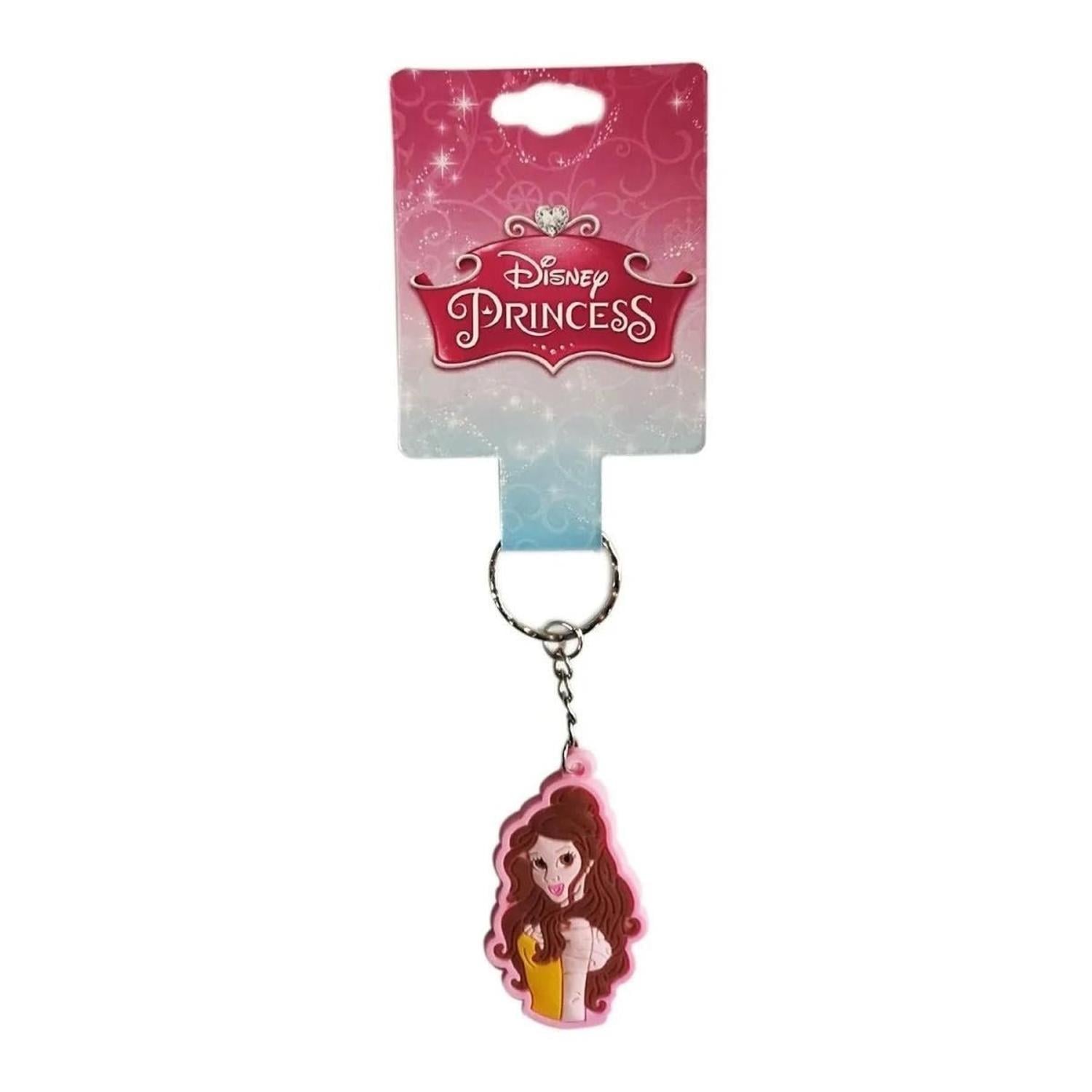 DISNEY - PRINCESA BELLA- LLAVERO DE GOMA COMERCIAL BELSAN - 1