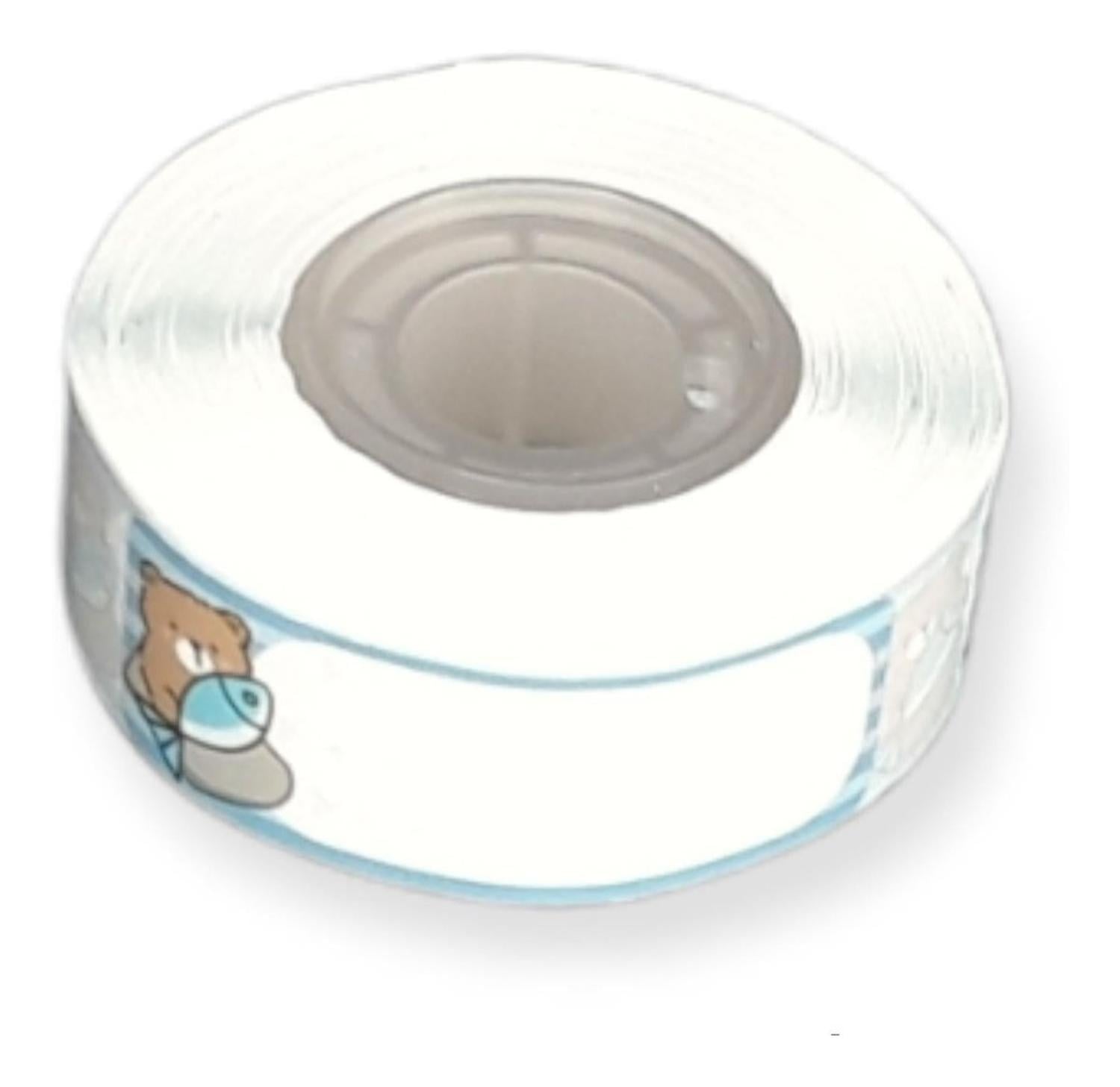 ROLLO ETIQUETAS MINI IMPRESORA Q30 OSITO PEZ 14X40MM 160 - 1
