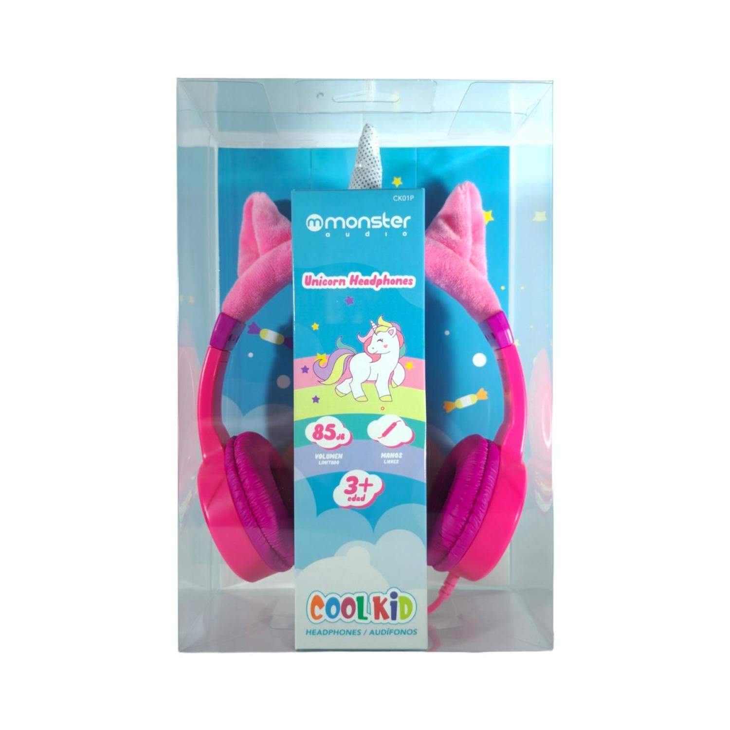 AUDÍFONOS MONSTER UNICORNIO COOL KIDS - 2