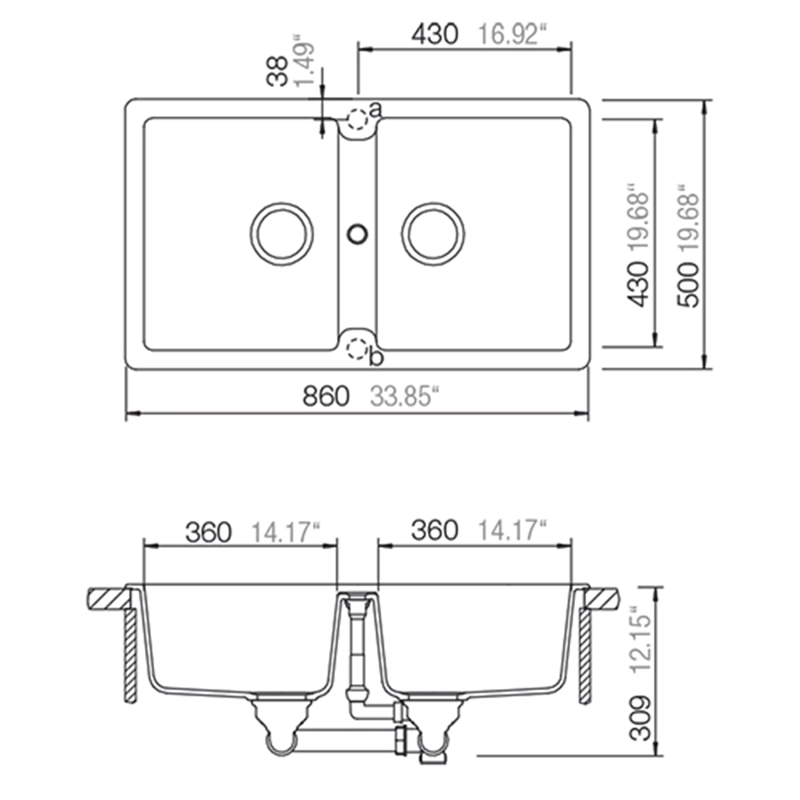 LAVAPLATOS SCHOCK TYPOS N-200 ONYX - 2
