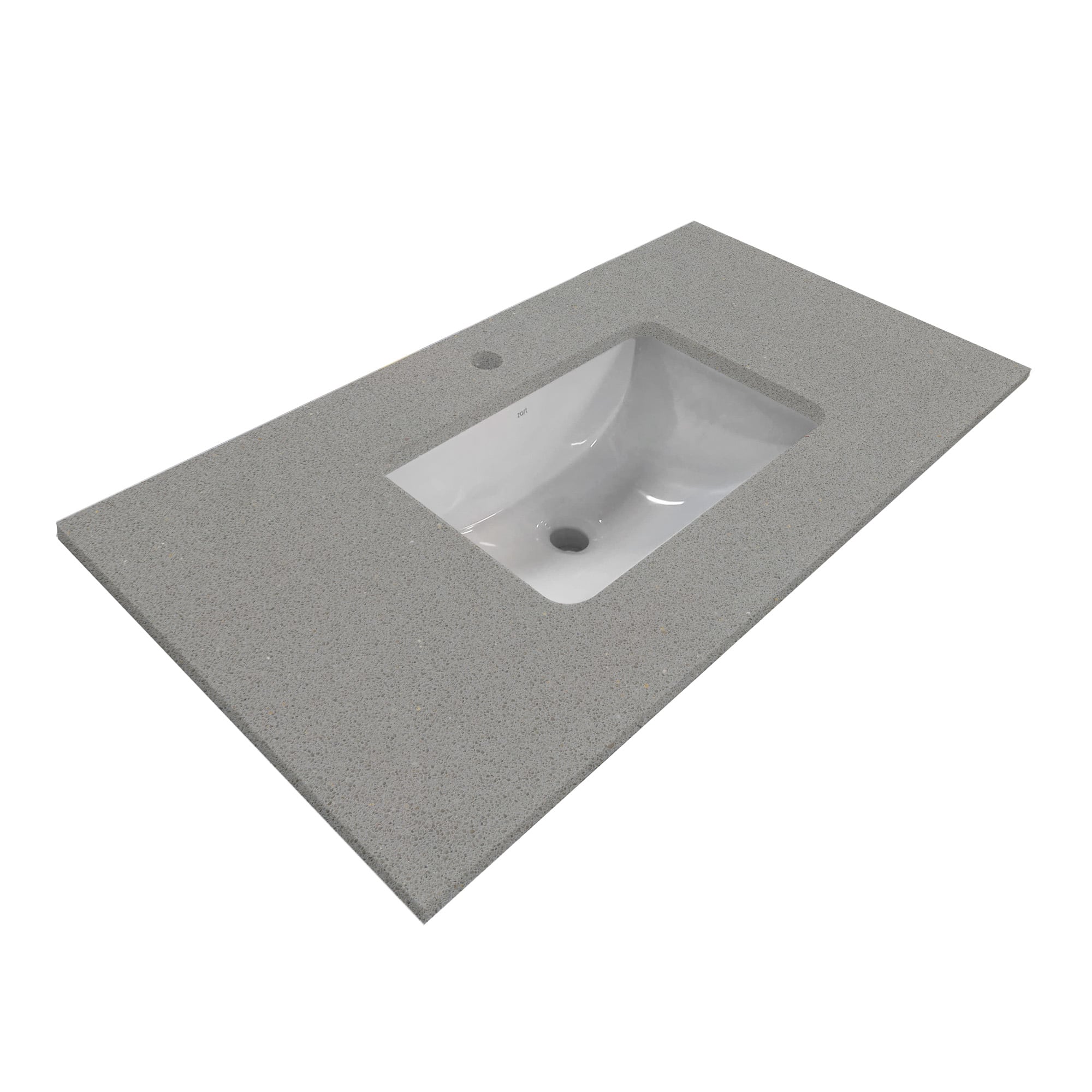 LAVAMANOS ZART CLÁSICO BAJO CUBIERTA 100 X 47 GRIS E X PO - 2