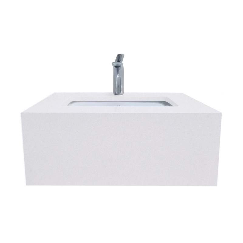 LAVAMANOS CUBIERTA CUBO ZART 80X47 BLANCO NORTE - 2