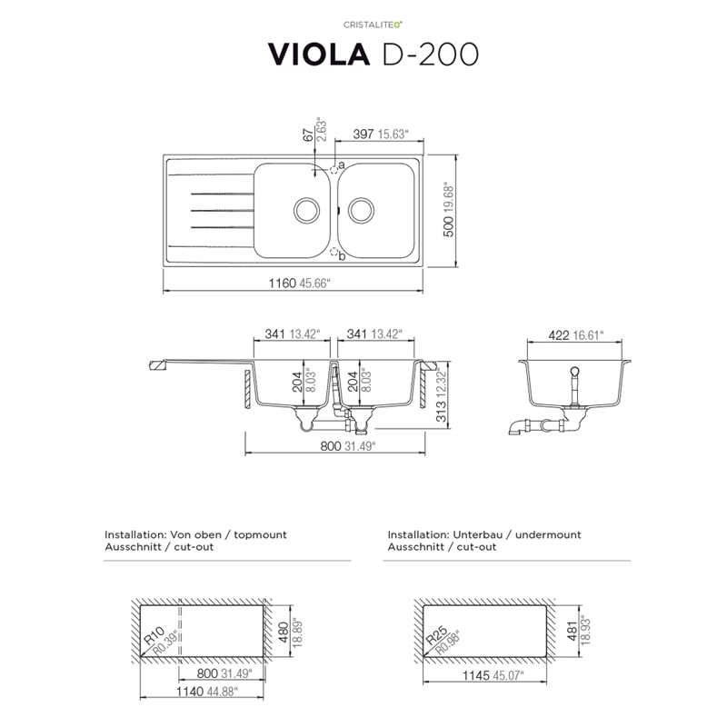 LAVAPLATOS VIOLA D 200 NEGRO - 3