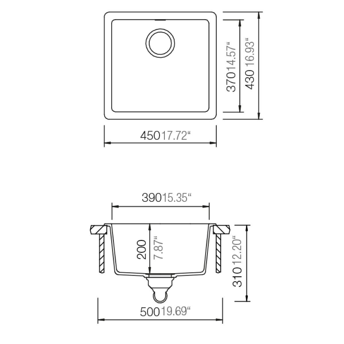LAVAPLATOS QUADRO N 100 S ONYX - 3