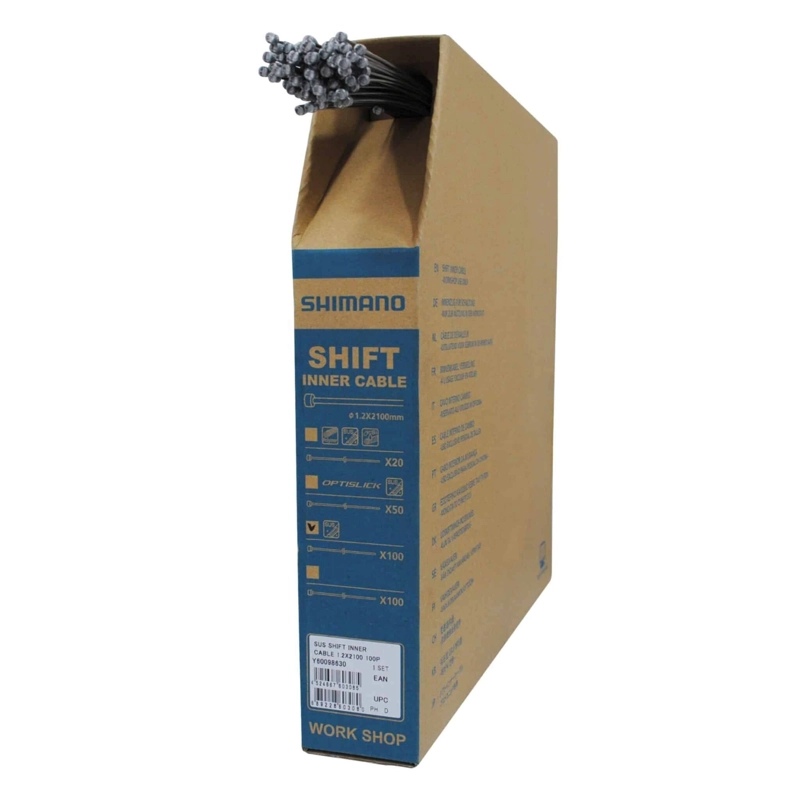 2x Cable Cambio Shimano Cable 1.2x2100mm - 1