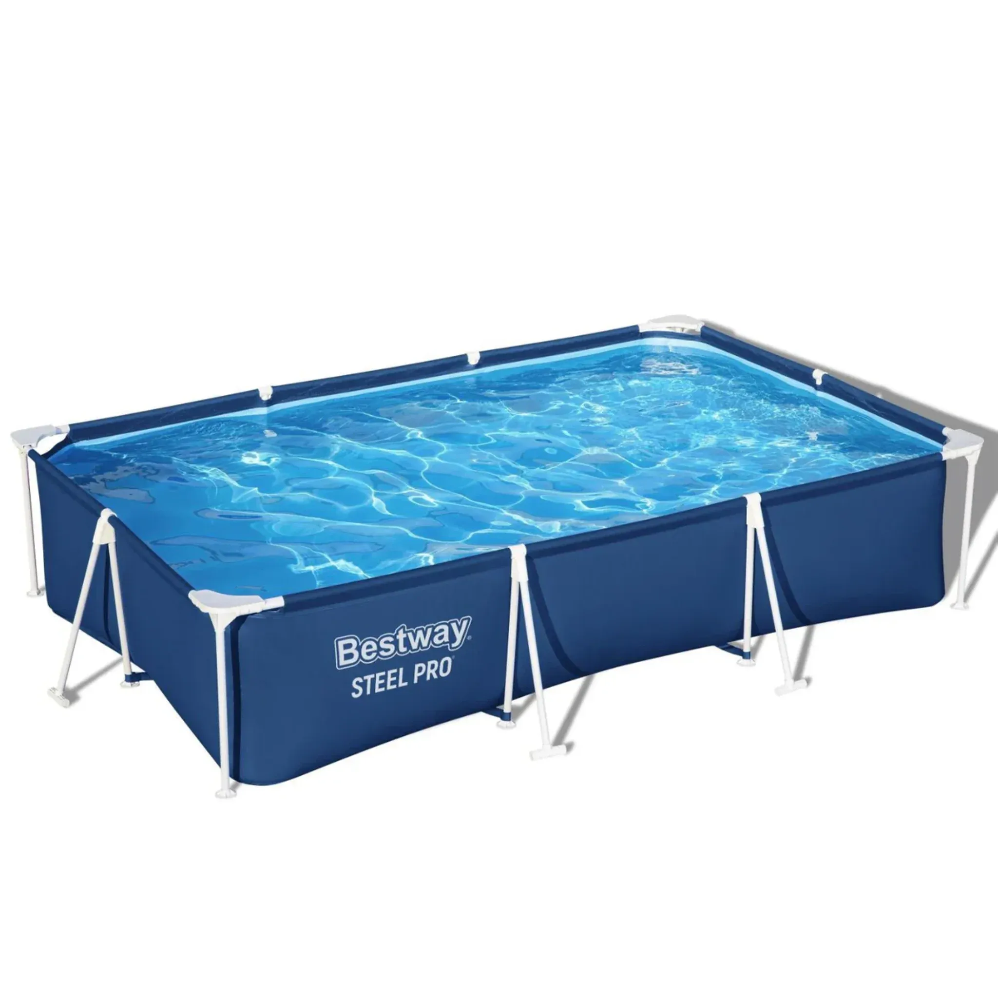 PISCINA BESTWAY STEEL PRO 300X200X0.66M + BOMBA AZUL - 4