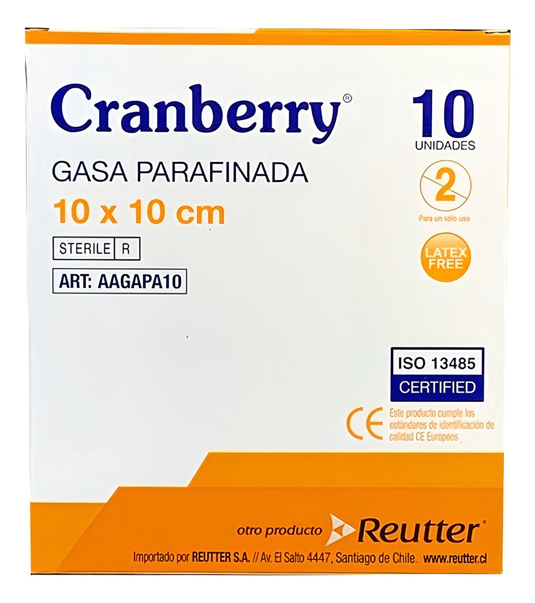 GASA PARAFINADA CRANBERRY 10X10 CM - CAJA 10 UNID. - 3