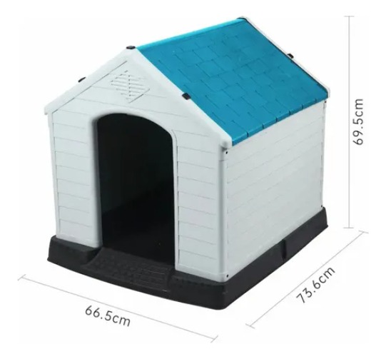 CASA PARA PERROS PREMIUM M, 73X66X69 CM PARA RAZA MEDIANA - 6