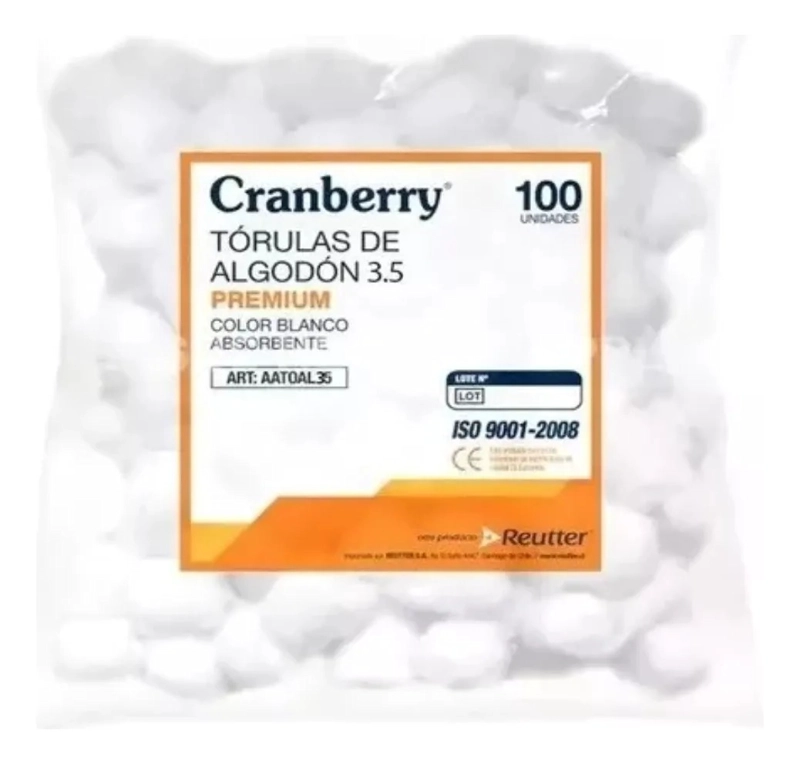 TORULAS DE ALGODON 3,5 GR BOLSA X100 - 2