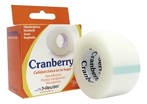 VENDA ME DICA ADHESIVA BLANCA 2.5X9CM CRANBERRY - 2