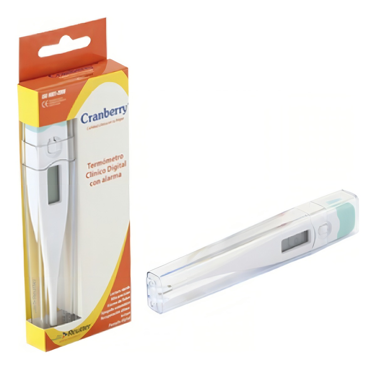 TERMOMETRO DIGITAL CRANBERRY AXILA CON ALARMA - 1